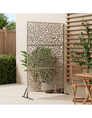 Schermo per Privacy 100 x 50 x 180 cm Acciaio Inox Argento