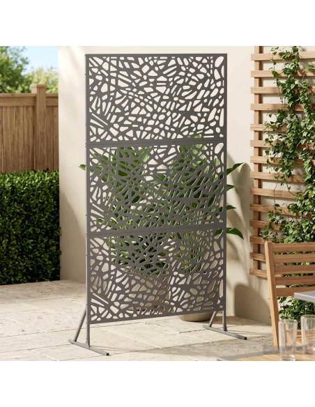 Schermo per Privacy 100 x 50 x 180 cm Acciaio Antracite