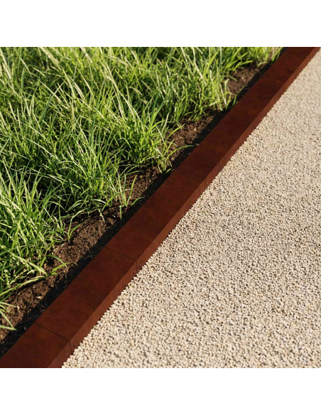 Profilo di copertura per giardino 20 pz 100 x 10 x 5 cm