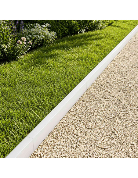 Profilo di copertura per giardino 2 pz 100 x 6 x 5 cm Acciaio