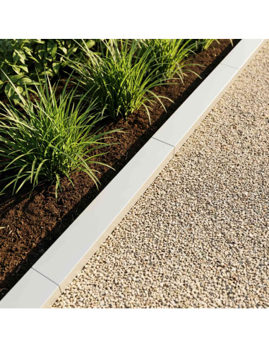 Profilo di copertura per giardino 10 pz 100 x 10 x 5 cm Acciaio