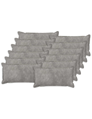 Federa 12 pcs HOUTEN Grigio Chiaro 40 x 80 cm