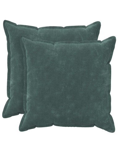 Federa 2 pcs HOUTEN Blu mare 70 x 70 cm Fleece in microfibra
