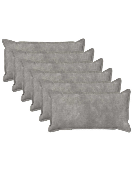 Federa 6 pcs HOUTEN Grigio Chiaro 40 x 80 cm