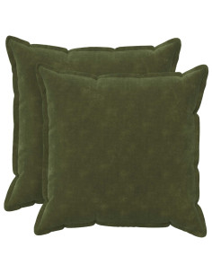 Federa 2 pcs HOUTEN Verde 80 x 80 cm Fleece in microfibra
