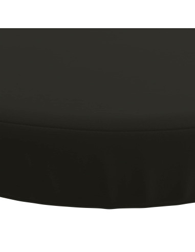Cuscini per Seduta SOEST 4 pz 100% Poliestere Nero Ø 35 x 7 cm
