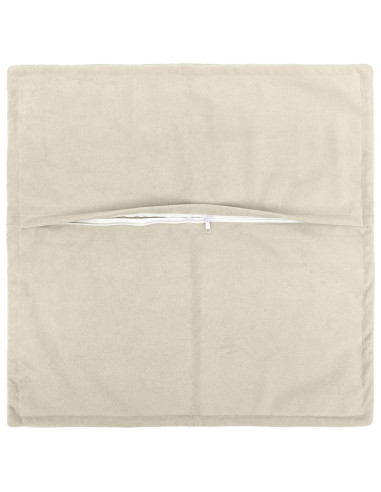 Federa 6 pcs HOUTEN Crema 70 x 70 cm Fleece in microfibra