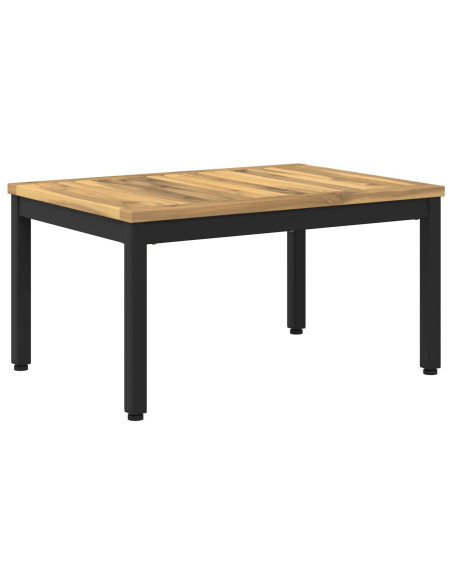 Tavolino da salotto Bianco e Nero 49 x 68,5 x 36 cm