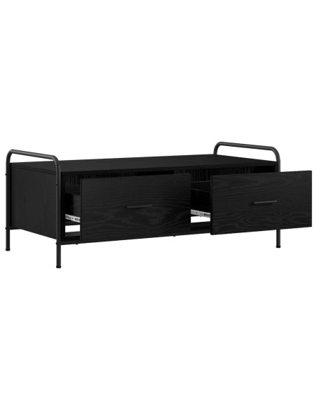 Tavolino da salotto Rovere Nero 99,5 x 49 x 41 cm