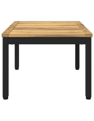 Tavolino da salotto Bianco e Nero 49 x 68,5 x 36 cm