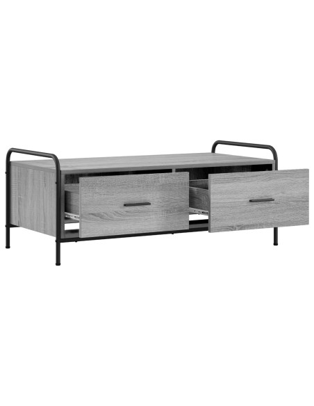 Tavolino da salotto Sonoma grigio 99,5 x 49 x 41 cm