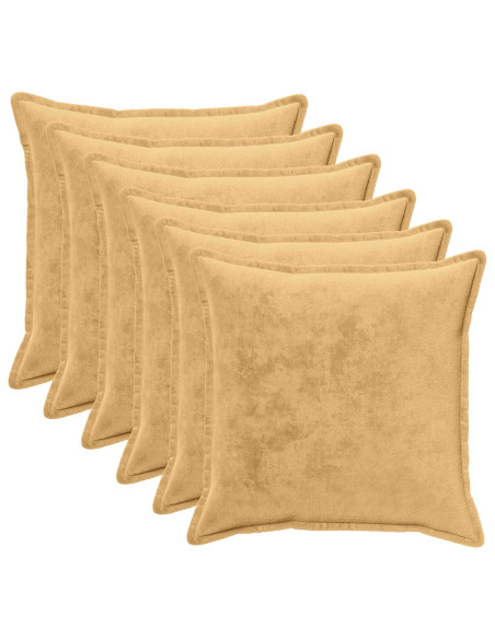 Federa 6 pcs HOUTEN Tortora 70 x 70 cm Flanella