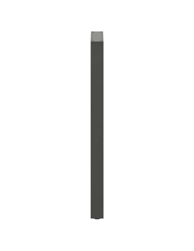 Gambe per tavolo da bar a forma di U 2 pz Antracite 40x(110-111) cm Acciaio
