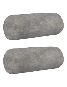 Federa 2 pcs HEERLEN Grigio Chiaro Ø 15 x 40 cm