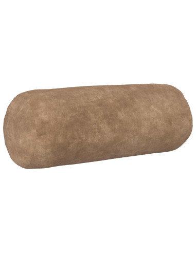 Federa 2 pcs HEERLEN Tortora Ø 15 x 40 cm Fleece in microfibra