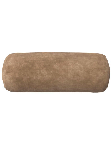 Federa 6 pcs HEERLEN Tortora Ø 15 x 40 cm Fleece in microfibra