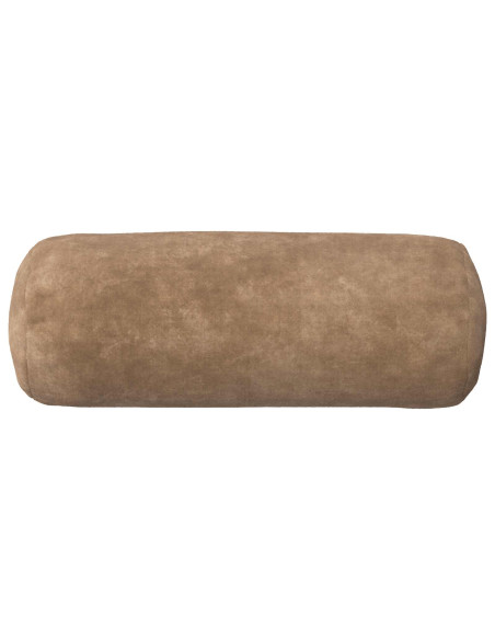 Federa 6 pcs HEERLEN Tortora Ø 15 x 40 cm Fleece in microfibra