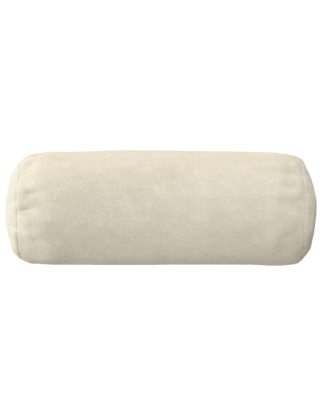 Federa 2 pcs HEERLEN Crema Ø 15 x 40 cm Fleece in microfibra