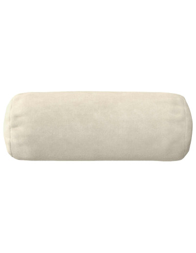 Federa 6 pcs HEERLEN Crema Ø 15 x 40 cm Fleece in microfibra