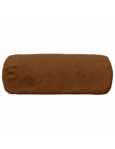 Federa 2 pcs HEERLEN Marrone Chiaro Ø 15 x 40 cm Flanella