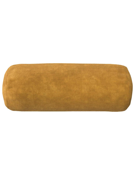 Federa 6 pcs HEERLEN Giallo Ø 15 x 40 cm Fleece in microfibra