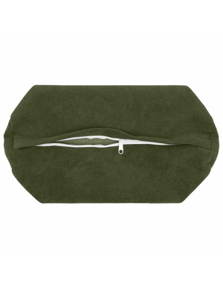 Federa 2 pcs HEERLEN Verde Ø 15 x 40 cm Fleece in microfibra