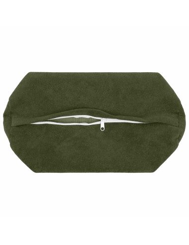 Federa 6 pcs HEERLEN Verde Ø 15 x 40 cm Fleece in microfibra