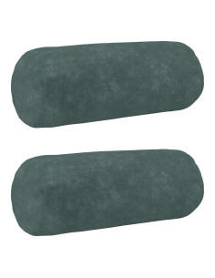 Federa 2 pcs HEERLEN Blu mare Ø 15 x 40 cm Fleece in microfibra 2