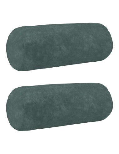 Federa 2 pcs HEERLEN Blu mare Ø 15 x 40 cm Fleece in microfibra