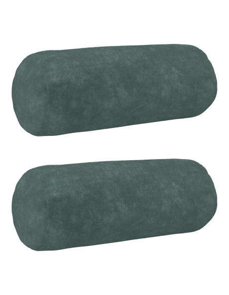 Federa 2 pcs HEERLEN Blu mare Ø 15 x 40 cm Fleece in microfibra