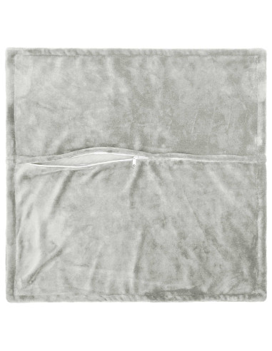 Federa 2 pcs HOUTEN Grigio Chiaro 80 x 80 cm Flanella