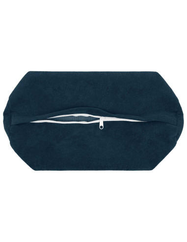 Federa 2 pcs HEERLEN Blu Ø 15 x 40 cm Fleece in microfibra