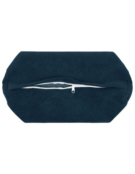 Federa 2 pcs HEERLEN Blu Ø 15 x 40 cm Fleece in microfibra