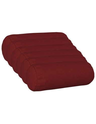 Federa 6 pz HEERLEN Rosso Vino Ø 15 x 40 cm Tessuto