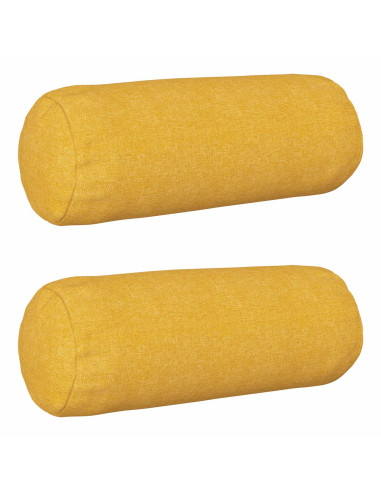Federa 2 pz HEERLEN Giallo Chiaro Ø 15 x 40 cm Tessuto