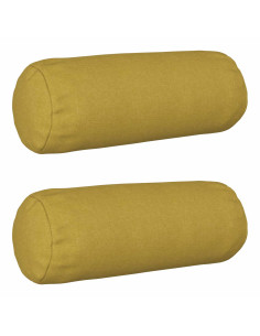 Federa 2 pz HEERLEN Verde chiaro Ø 15 x 40 cm Tessuto
