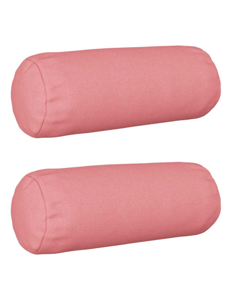 Federa 2 pz HEERLEN Rosa Ø 15 x 40 cm Tessuto