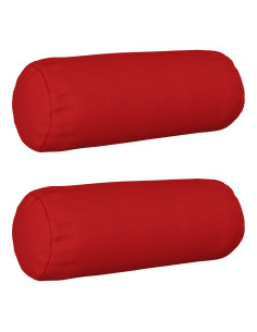 Federa 2 pz HEERLEN Rosso Ø 15 x 40 cm Tessuto