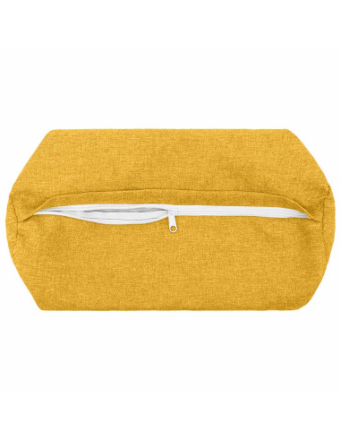 Federa 2 pz HEERLEN Giallo Chiaro Ø 15 x 40 cm Tessuto