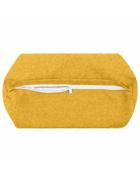 Federa 2 pz HEERLEN Giallo Chiaro Ø 15 x 40 cm Tessuto