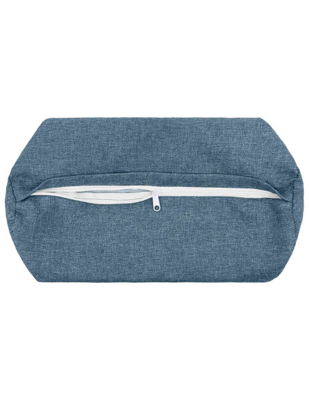 Federa 6 pz HEERLEN Blu jeans Ø 15 x 40 cm Tessuto