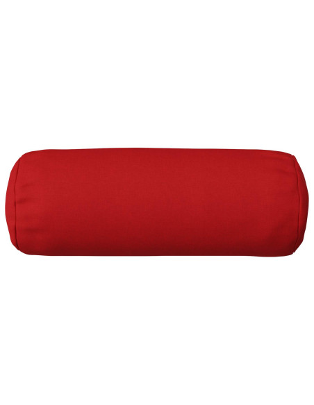 Federa 2 pz HEERLEN Rosso Ø 15 x 40 cm Tessuto