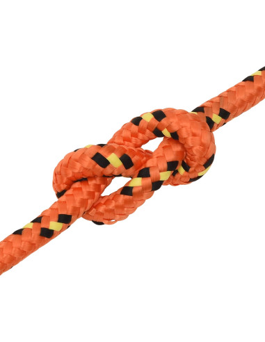 Corda multiuso 14 mm 25 m Arancione PP 1275 kg Carico massimo