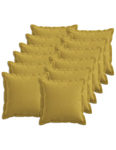 Federa 12 pcs HOUTEN Verde chiaro 45 x 45 cm Lino