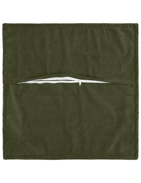 Federa 2 pcs HOUTEN Verde 60 x 60 cm Fleece in microfibra