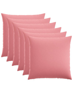 Federa 6 pz HEERLEN Rosa 80 x 80 cm Tessuto