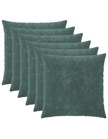 Federa 6 pcs HEERLEN Blu mare 80 x 80 cm Fleece in microfibra