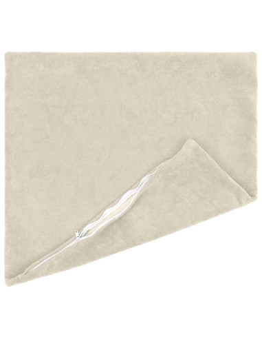 Federa 6 pcs HEERLEN Crema 80 x 80 cm Fleece in microfibra