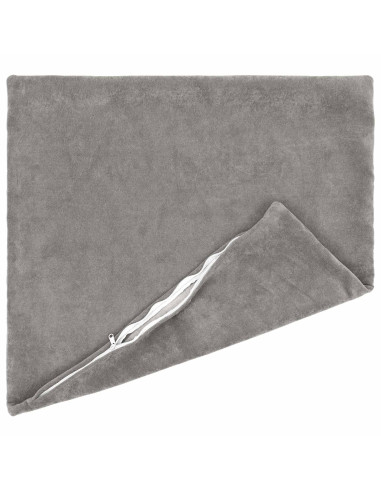 Cuscino HEERLEN 2 pz Grigio Chiaro Fleece in microfibra