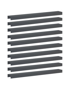 Profilo di copertura per giardino 10 pz 100 x 15 x 5 cm Acciaio 2
